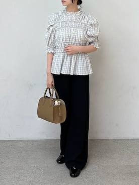 Mila Owenさん（レディース・155cm）の夏コーディネート