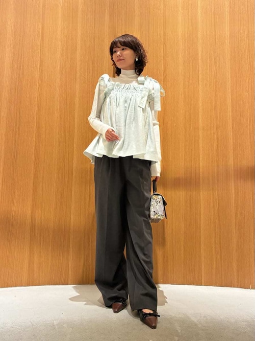 セットアイテム】ペプラムキャミブラウス×パンツ SET UP（ワンピース