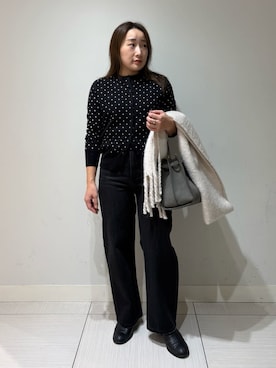 Mila Owenさん(レディース・155cm)の冬コーディネート