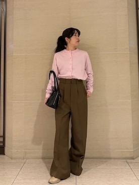 Mila Owenさん(レディース・155cm)の冬コーディネート