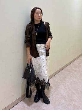 Mila Owenさん(レディース・155cm)の夏コーディネート