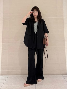 Mila Owenさん(レディース・155cm)の夏コーディネート