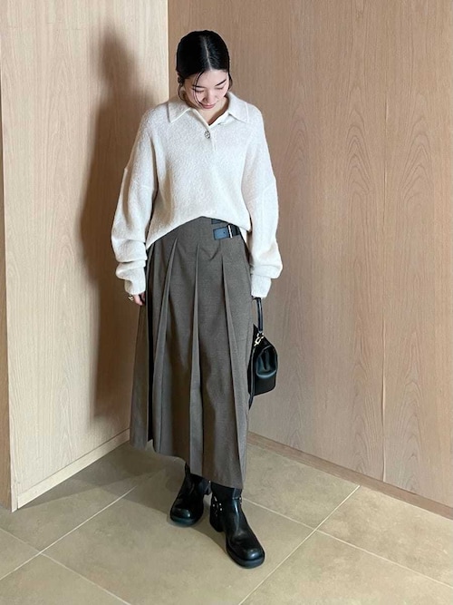 Mila Owen（ミラオーウェン） ブーツ バイカーミドルブーツ レディース