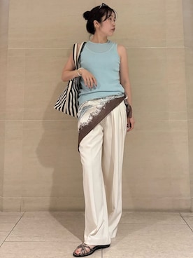 Mila Owenさん(レディース・155cm)の夏コーディネート
