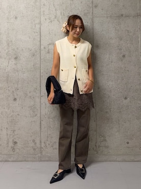 Mila Owenさん（レディース・152cm）の秋コーディネート