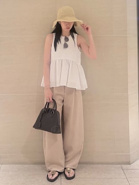 Mila Owenさん(レディース・160cm)の夏コーディネート