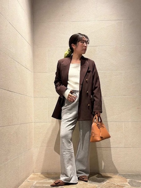 Mila Owenさん(レディース・155cm)の冬コーディネート