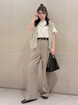 Mila Owenさん(レディース・155cm)の春コーディネート