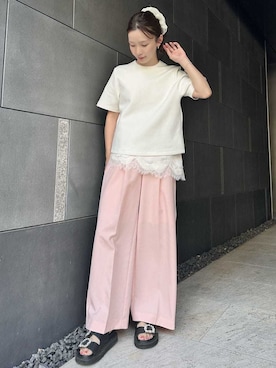 Mila Owenさん(レディース・159cm)の春コーディネート