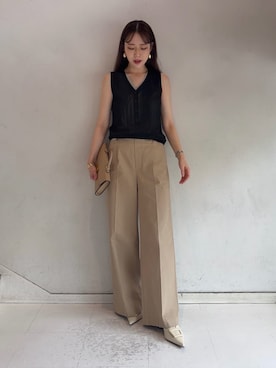 Mila Owenさん（レディース・158cm）の春コーディネート
