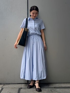 Mila Owenさん（レディース・156cm）の春コーディネート