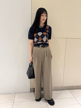 Mila Owenさん（レディース・163cm）の春コーディネート