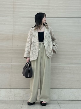 Mila Owenさん（レディース・153cm）の春コーディネート