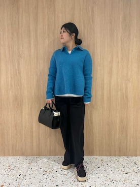 Mila Owenさん（レディース・157cm）の秋コーディネート