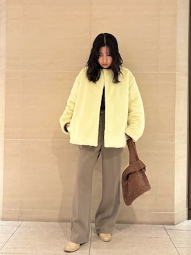 Mila Owenさん(レディース・155cm)の冬コーディネート