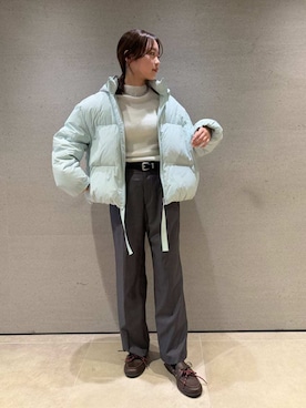 Mila Owenさん（レディース・162cm）の冬コーディネート