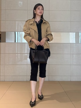 Mila Owenさん(レディース・169cm)の秋コーディネート