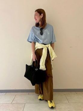 Mila Owenさん(レディース・154cm)の春コーディネート