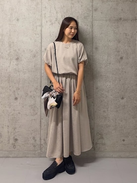 Mila Owenさん（レディース・152cm）の夏コーディネート