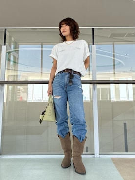Mila Owenさん（レディース・160cm）の春コーディネート