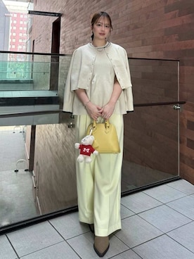 Mila Owenさん（レディース・156cm）の冬コーディネート