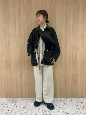 Mila Owenさん（レディース・161cm）の春コーディネート