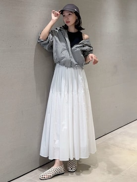 Mila Owenさん(レディース・159cm)の春コーディネート