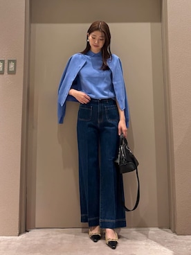 Mila Owenさん（レディース・169cm）の冬コーディネート