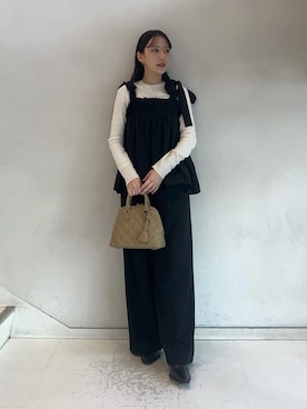Mila Owenさん(レディース・158cm)の冬コーディネート