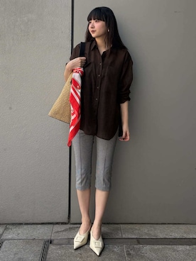 Mila Owenさん(レディース・162cm)の春コーディネート