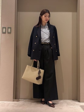 Mila Owenさん（レディース・169cm）の冬コーディネート