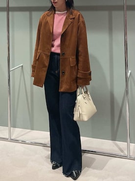 Mila Owenさん（レディース・158cm）の春コーディネート