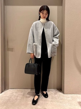 Mila Owenさん（レディース・169cm）の秋コーディネート