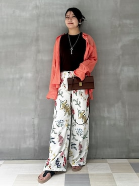 Mila Owenさん(レディース・165cm)の夏コーディネート