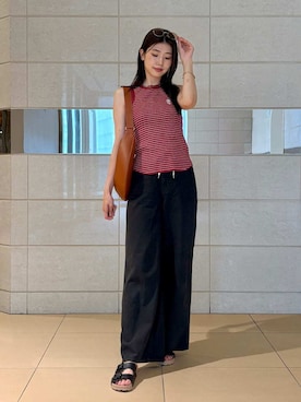 Mila Owenさん(レディース・169cm)の夏コーディネート