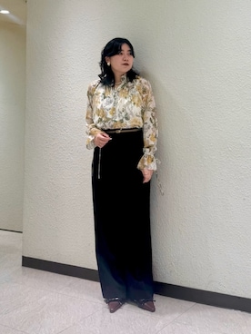 Mila Owenさん(レディース・157cm)の冬コーディネート