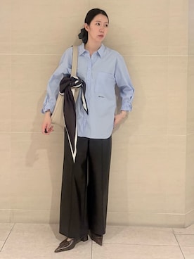 「Mila Owen（ミラオーウェン）のアイテム（パンプス）」を使った、Mila Owenさん（レディース・160cm）の夏コーディネート