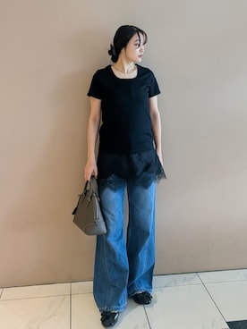Mila Owenさん(レディース・156cm)の夏コーディネート
