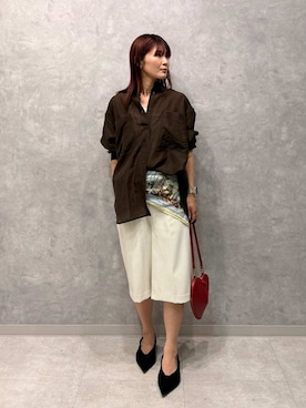 Mila Owenさん(レディース・155cm)の春コーディネート