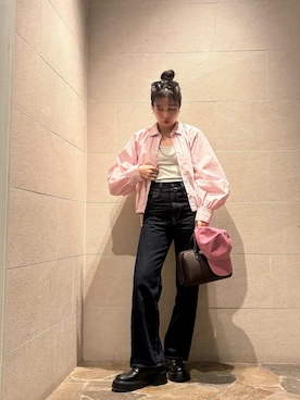 Mila Owenさん（レディース・155cm）の冬コーディネート