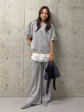 Mila Owenさん(レディース・152cm)の夏コーディネート