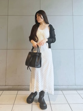 「Mila Owen（ミラオーウェン）のアイテム（ワンピース）」を使った、Mila Owenさん（レディース・158cm）の夏コーディネート