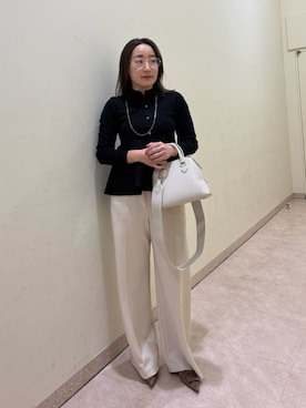 Mila Owenさん（レディース・155cm）の冬コーディネート