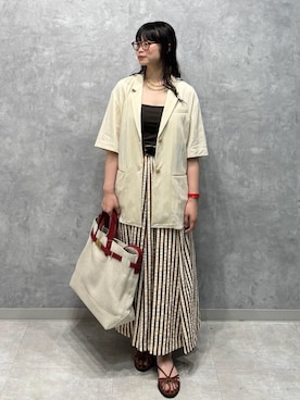 Mila Owenさん(レディース・155cm)の夏コーディネート