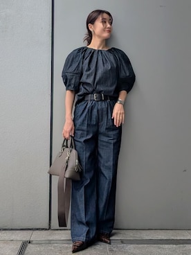 Mila Owenさん（レディース・156cm）の夏コーディネート