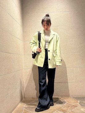 Mila Owenさん(レディース・155cm)の冬コーディネート