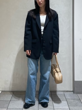 「Mila Owen（ミラオーウェン）のアイテム（ジャケット/アウター）」を使った、Mila Owenさん（レディース・158cm）の冬コーディネート