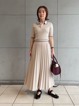 Mila Owenさん（レディース・157cm）の秋コーディネート