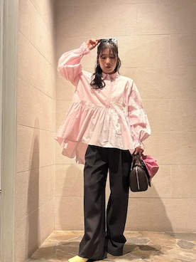 Mila Owenさん（レディース・155cm）の春コーディネート