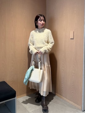 Mila Owenさん（レディース・160cm）の秋コーディネート